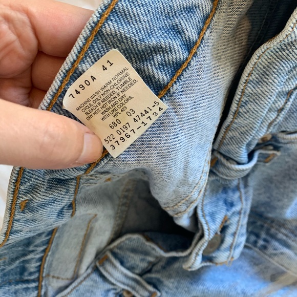 VINTAGE LEVIS MINI SKIRT - Picture 6 of 6